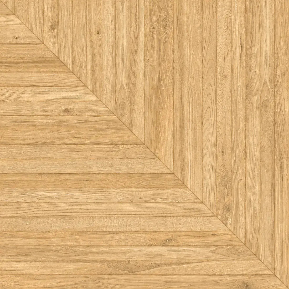 Solstrand Honey Oak Geometric Parquet Tile 40X40 | Tile Club