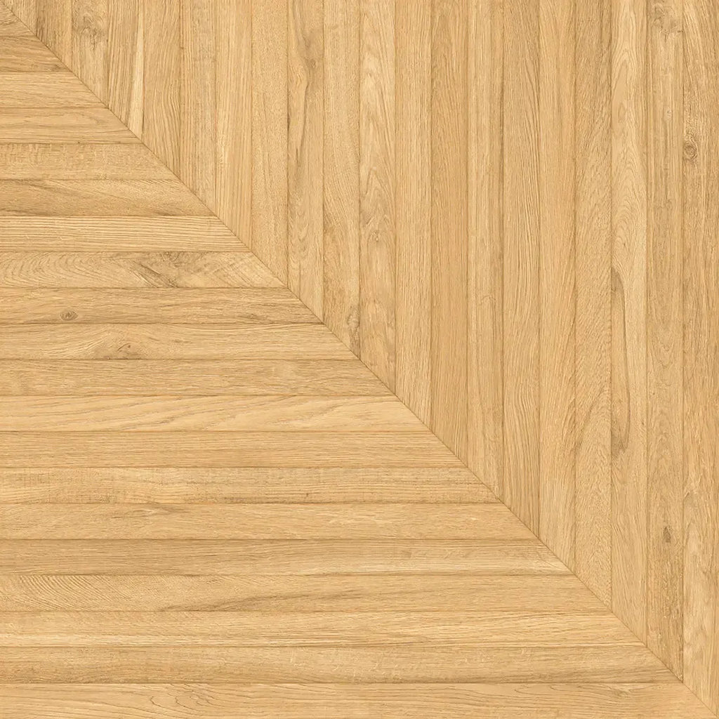 Solstrand Honey Oak Geometric Parquet Tile 40X40 | Tile Club