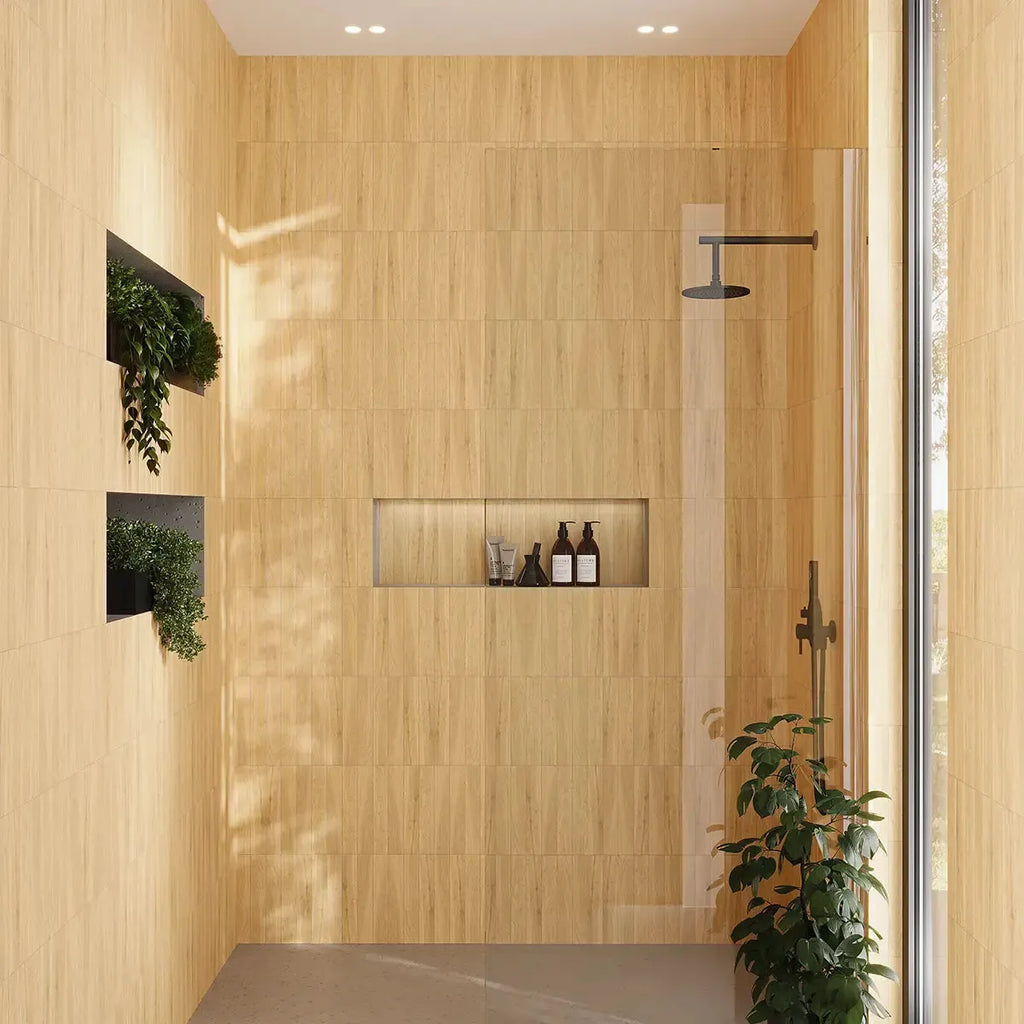 Solstrand Honey Oak Porcelain Subway Tile 2X12 | Tile Club