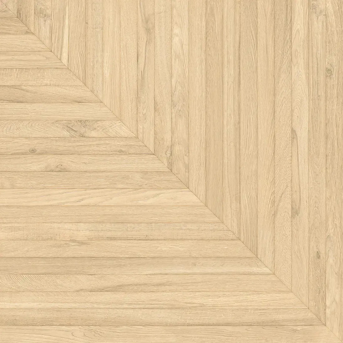 Solstrand White Oak Geometric Parquet Tile 40X40 | Tile Club