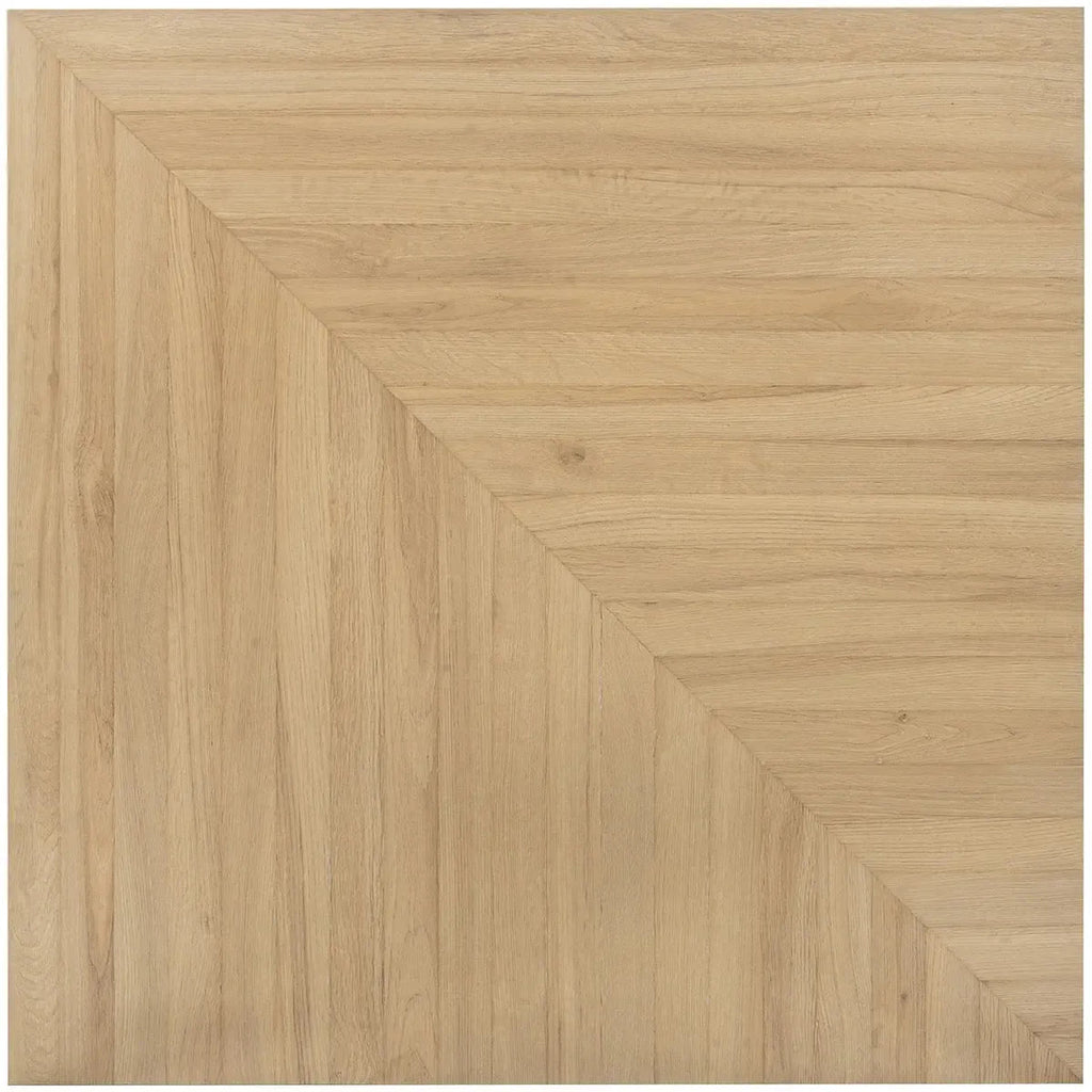 Solstrand White Oak Geometric Parquet Tile 40X40 | Tile Club