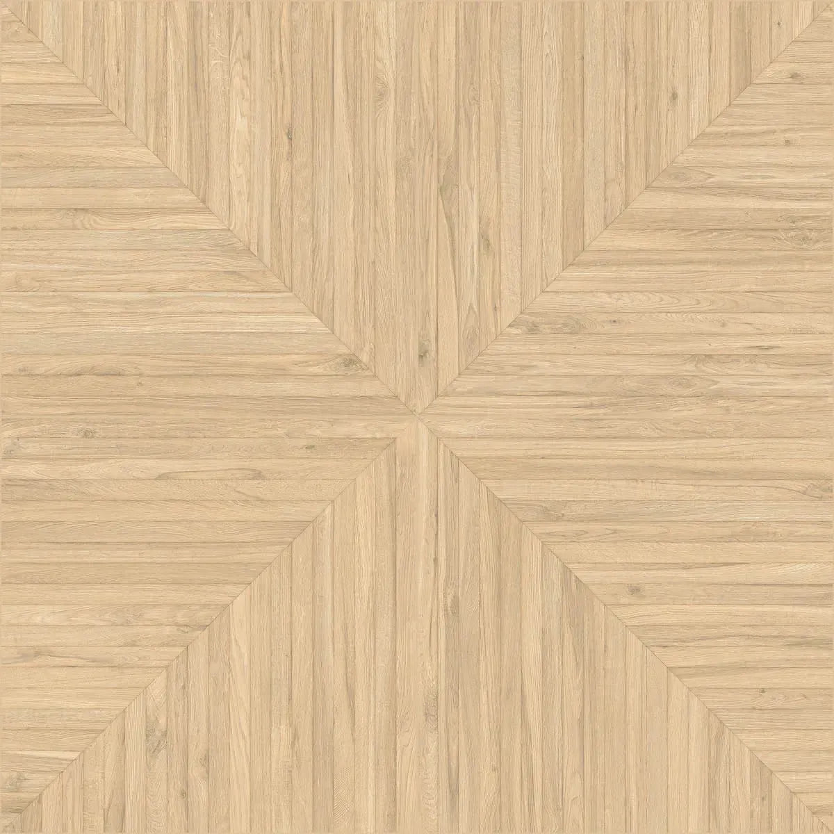 Solstrand White Oak Geometric Parquet Tile 40X40 | Tile Club