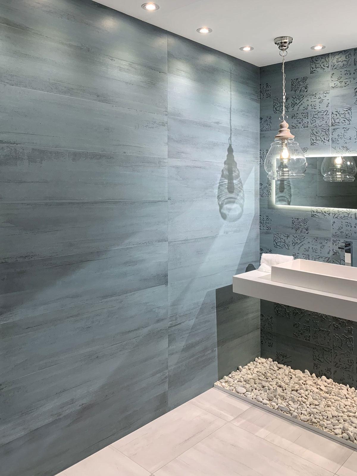 Sospiro Ocean Ceramic Tile 12x40 Bathroom Backsplash