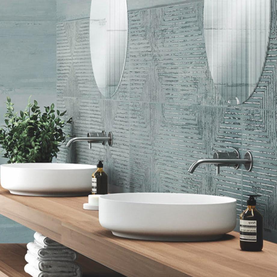 Decor Capri Ocean Decorative Tile Vanity Backsplash