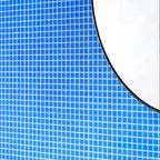 Speckled Cobalt Blue Squares Glass Pool Tile | Tile Club