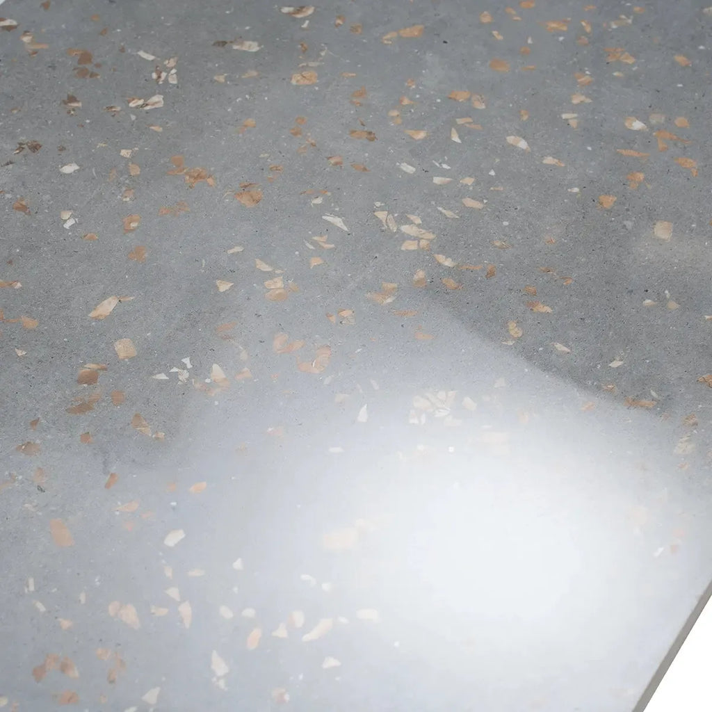 Speckled Concrete Polished Terrazzo Porcelain Tile | Tile Club