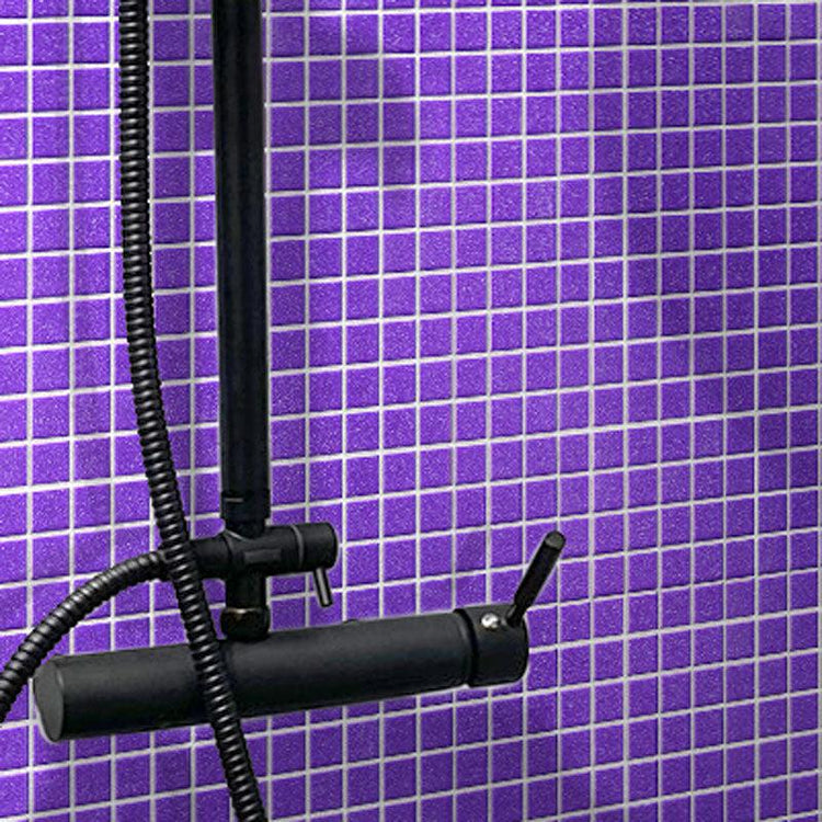 Speckled Deep Blue Squares Glass Pool Tile | Tile Club