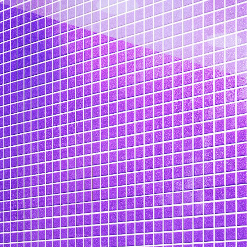 Speckled Deep Blue Squares Glass Pool Tile | Tile Club