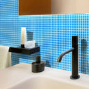 Speckled Fiji Blue Squares Glass Pool Tile | Tile Club