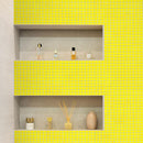 Lemon Yellow Squares Glass Pool Tile | Tile Club