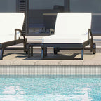 Speckled Shark Grey Squares Glass Pool Tile | Tile Club