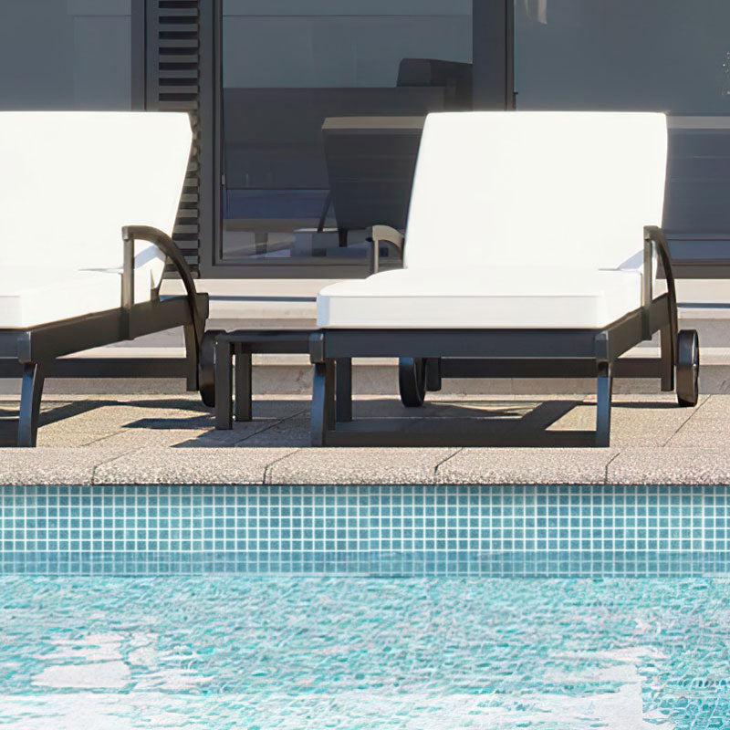 Speckled Turquoise Squares Glass Pool Tile | Tile Club