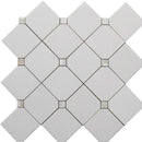 pearl white thassos tile 5Diamond tile with Mother of Pearl and White Marble