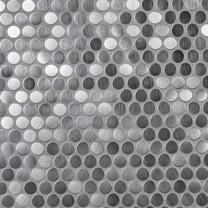 Stainless Steel Metal Penny Tile Mosaic
