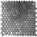 Stainless Steel metal penny round tile