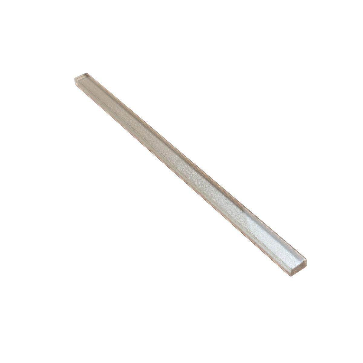 Stardust Ash Pencil Glass Molding | Tile Club