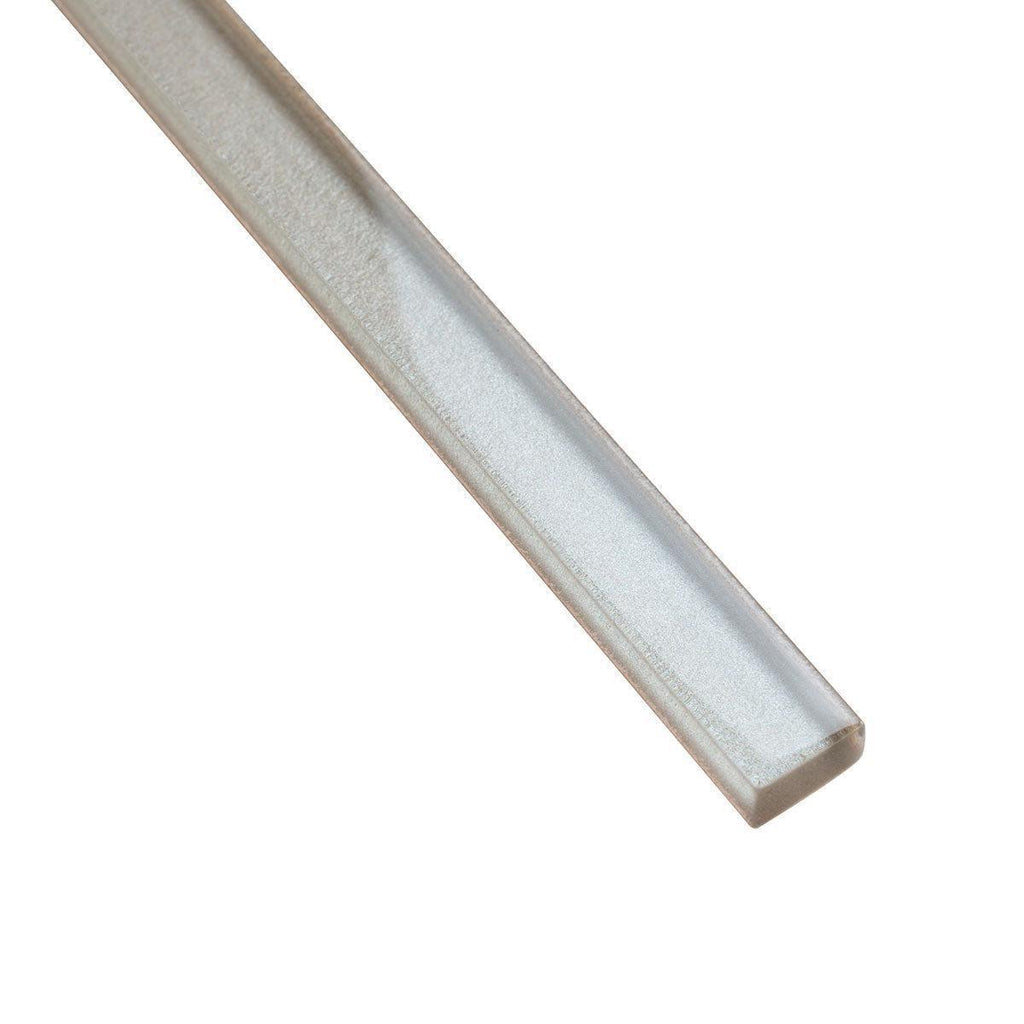 Stardust Ash Pencil Glass Molding | Tile Club
