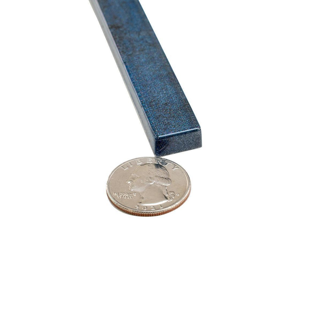 Stardust Blue Pencil Glass Molding | Tile Club