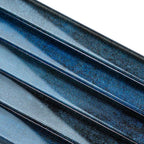 Stardust Blue Pencil Glass Molding | Tile Club