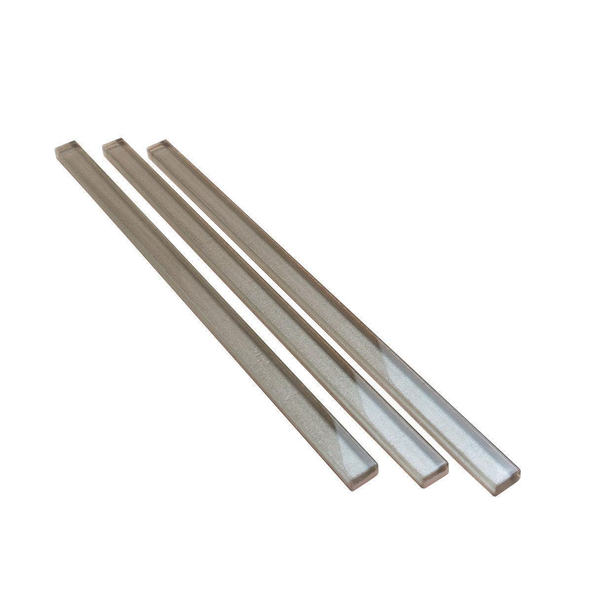Stardust Dark Pencil Glass Molding | Tile Club