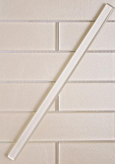 Stardust Ice 2X8 Glass Mosaic Tile Position: 3