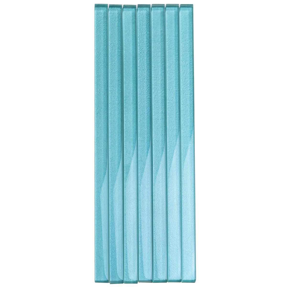 Stardust Marine Pencil Glass Molding | Tile Club