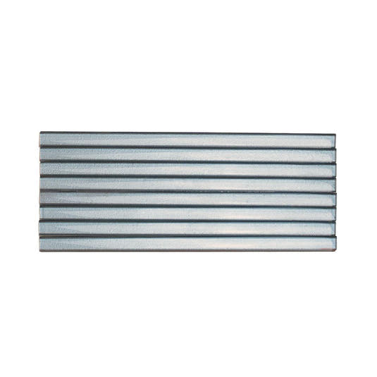 Stardust Pewter Pencil Glass Molding | Tile Club