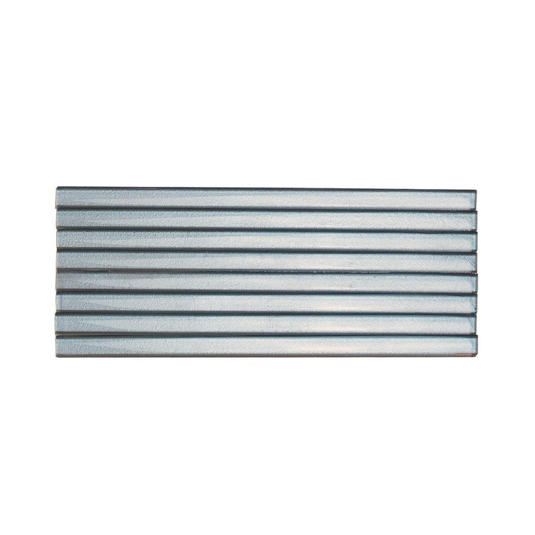 Stardust Pewter Pencil Glass Molding | Tile Club