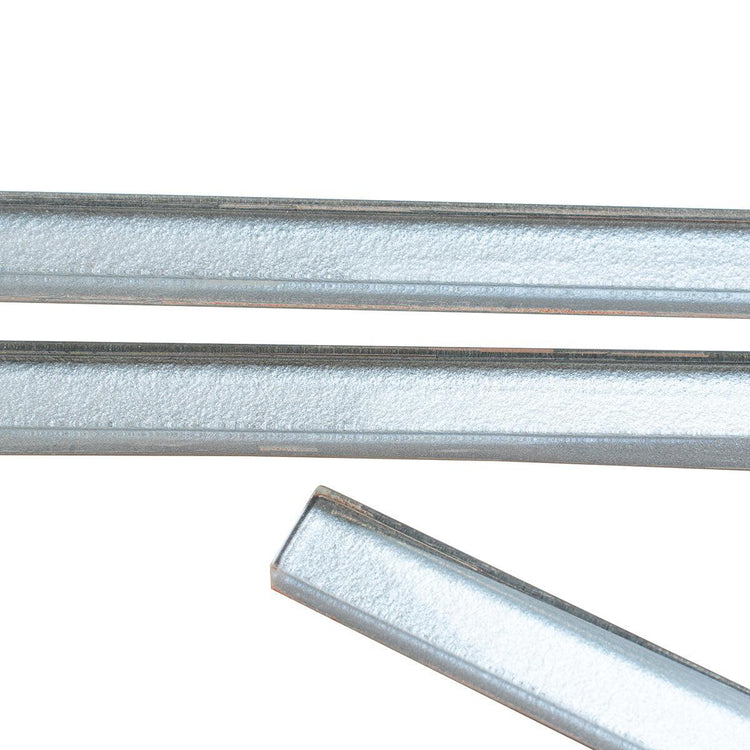 Stardust Pewter Pencil Glass Molding | Tile Club