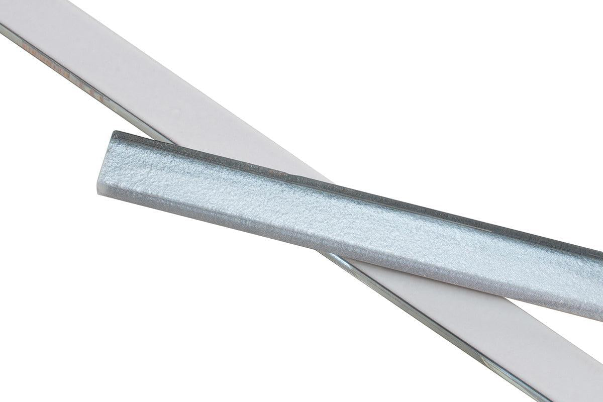 Stardust Pewter Pencil Glass Molding | Tile Club