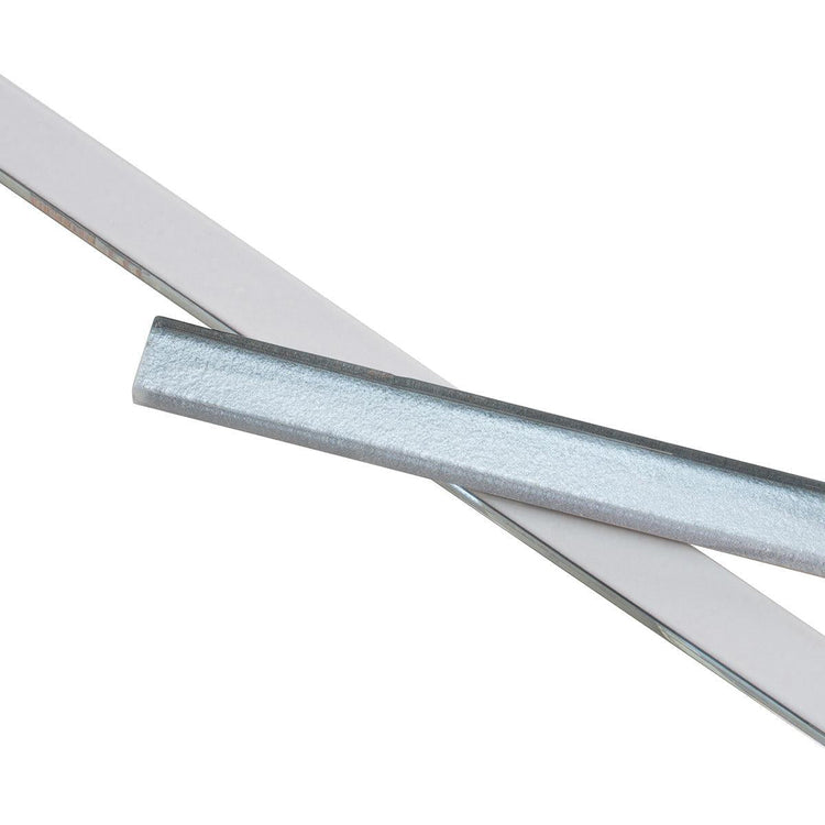 Stardust Pewter Pencil Glass Molding | Tile Club