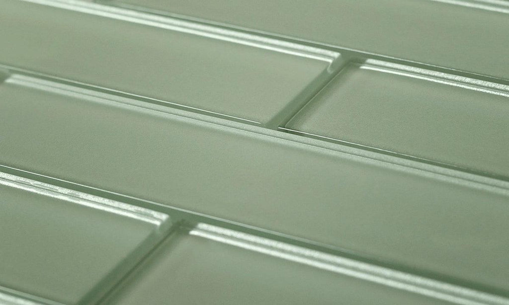 green glass subway tiles