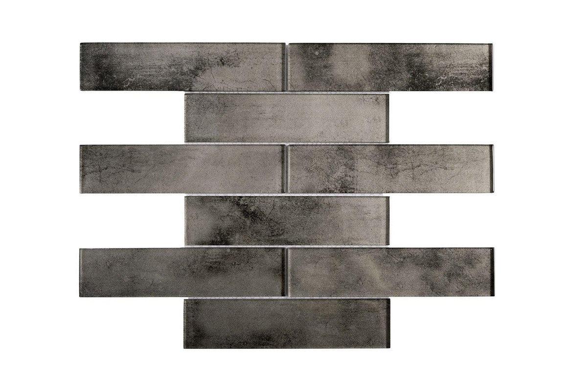 Stardust Suede 2X8 Glass Mosaic Tile Position: 1