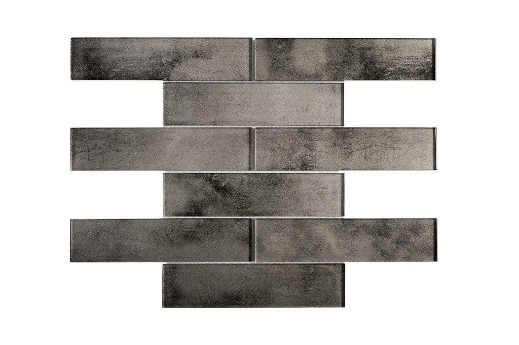 Stardust Suede 2X8 Glass Mosaic Tile Position: 1