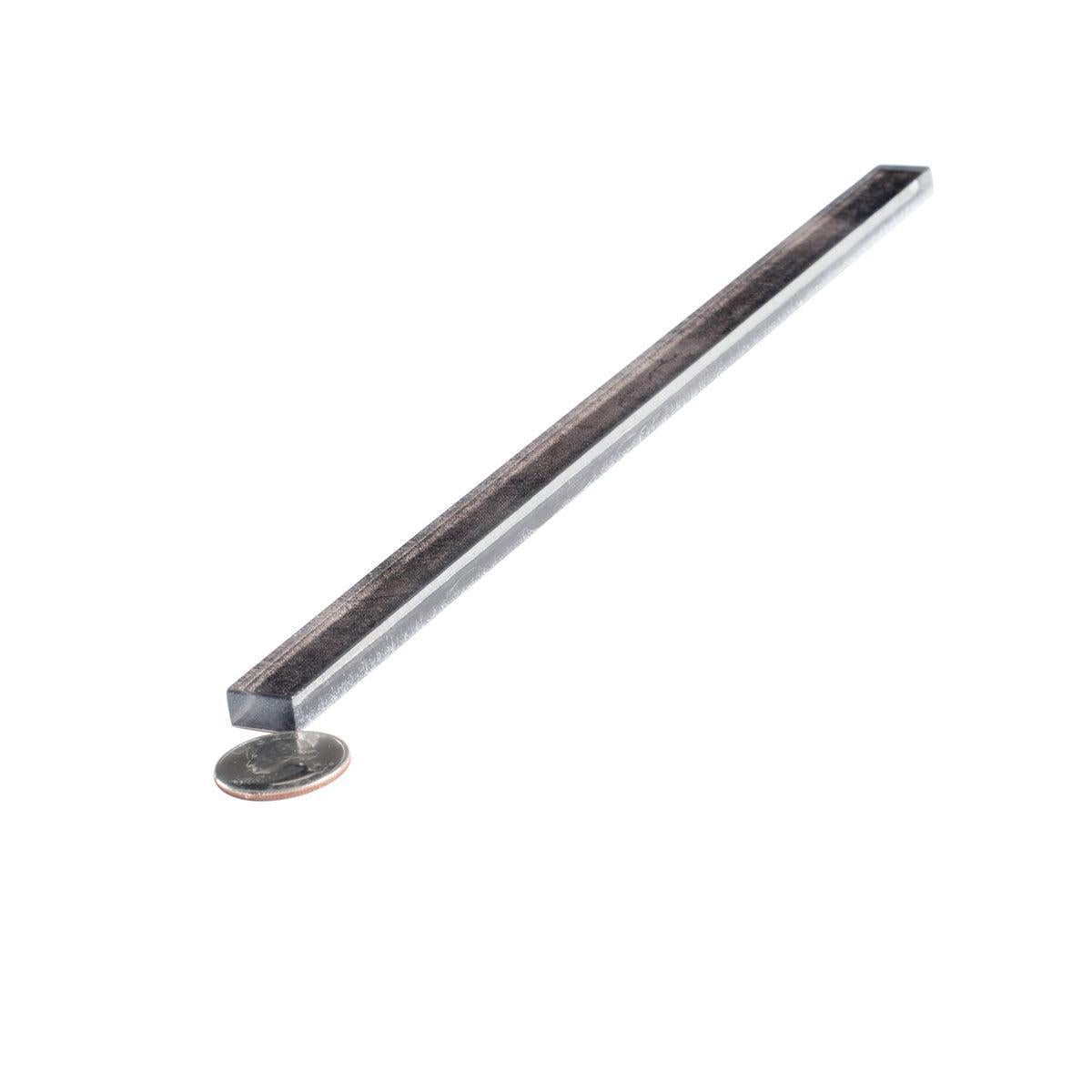 Stardust Suede Pencil Glass Molding | Tile Club