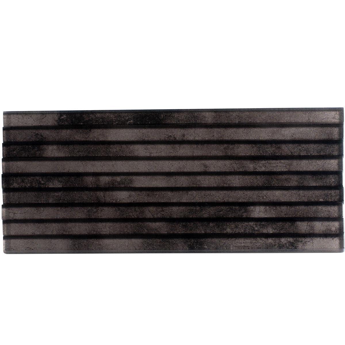 Stardust Suede Pencil Glass Molding | Tile Club