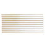 Stardust White Pencil Glass Molding | Tile Club