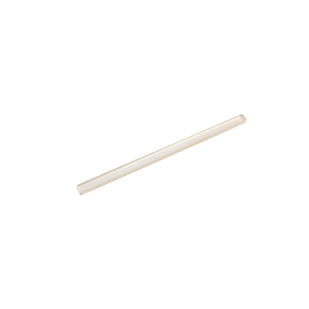 Stardust White Pencil Glass Molding | Tile Club