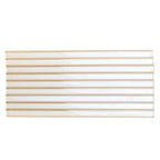 Stardust White Pencil Glass Molding | Tile Club
