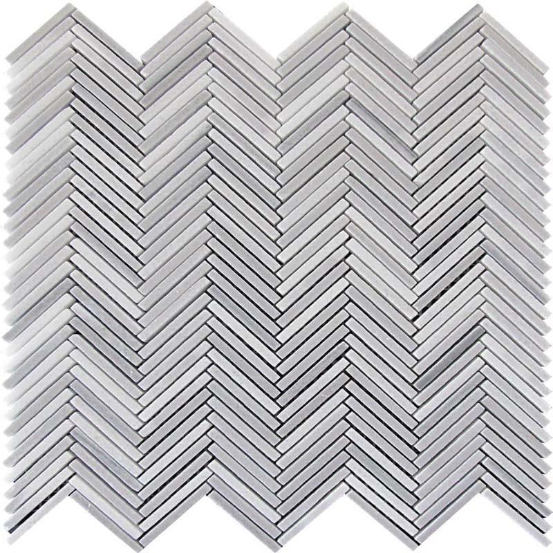 Sticks Equator Marble Polished Mosaic Tile | Tile Club