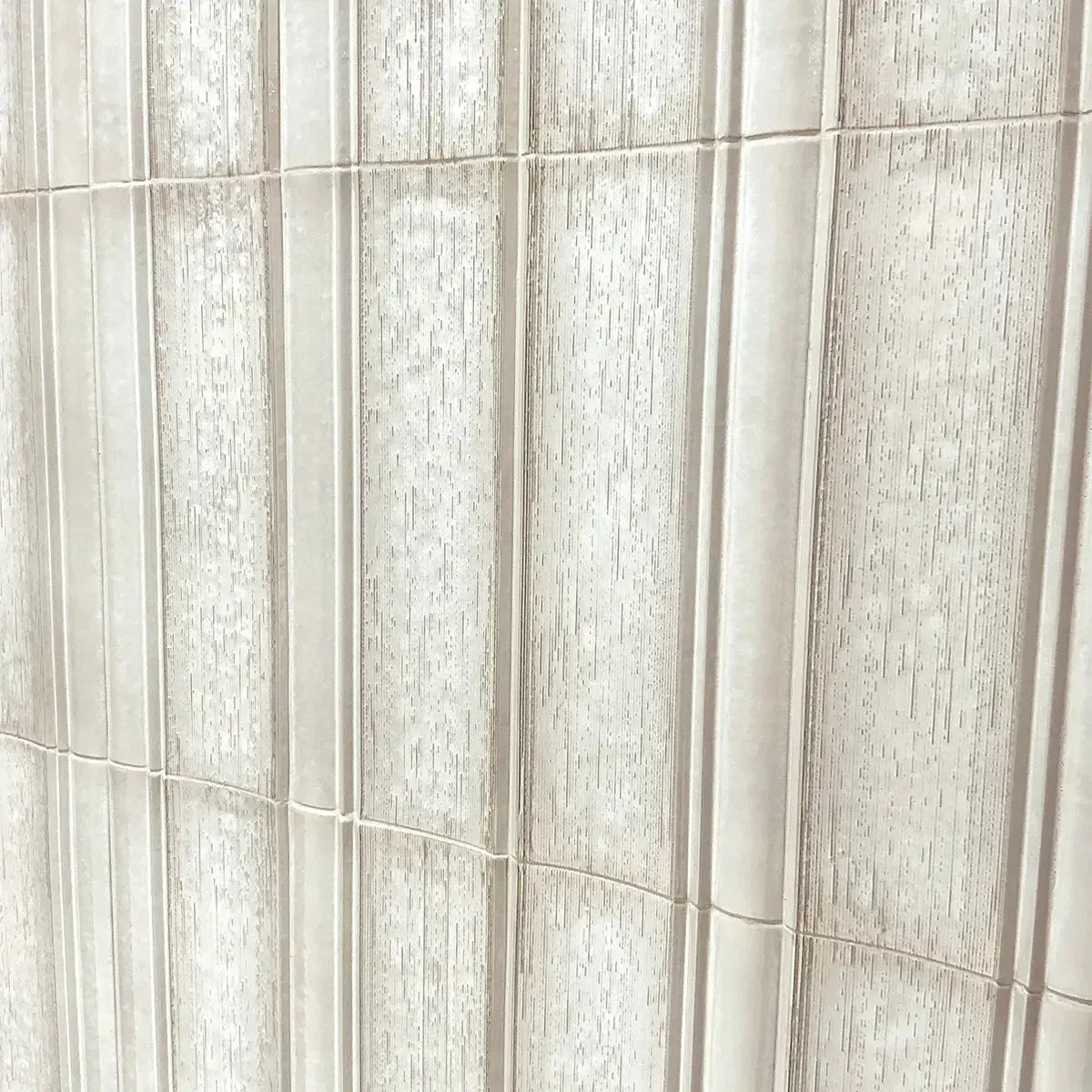Struktura White Dimensional Porcelain Tile | Tile Club
