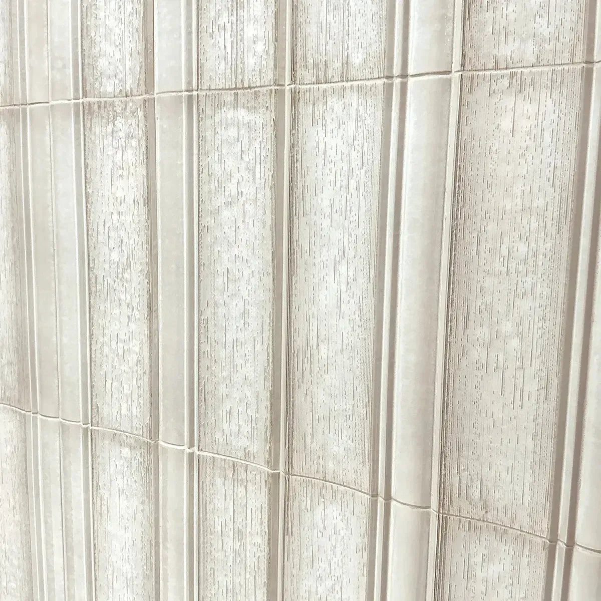 Struktura White Dimensional Porcelain Tile | Tile Club