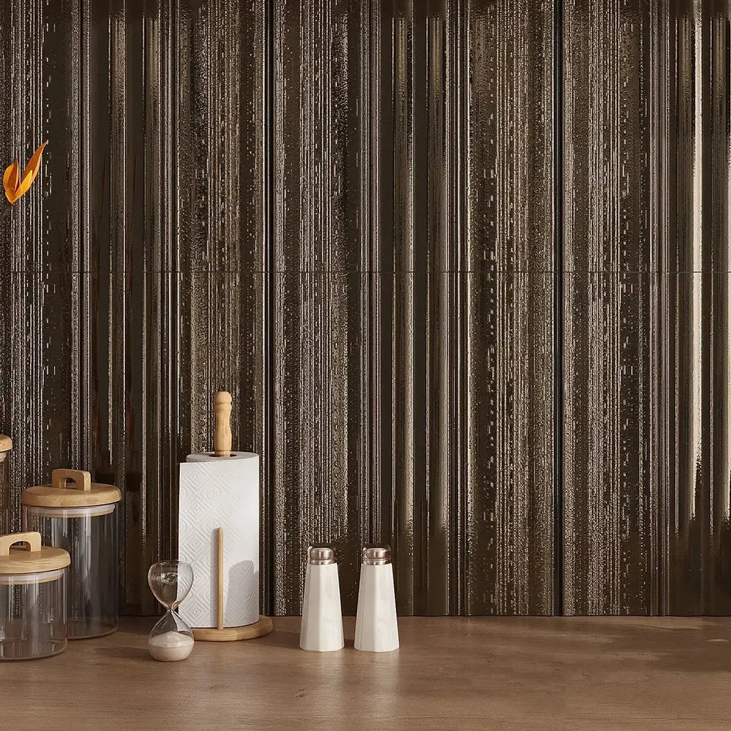 Struktura Gold Dimensional Porcelain Tile | Tile Club