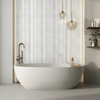 Struktura White Dimensional Porcelain Tile | Tile Club
