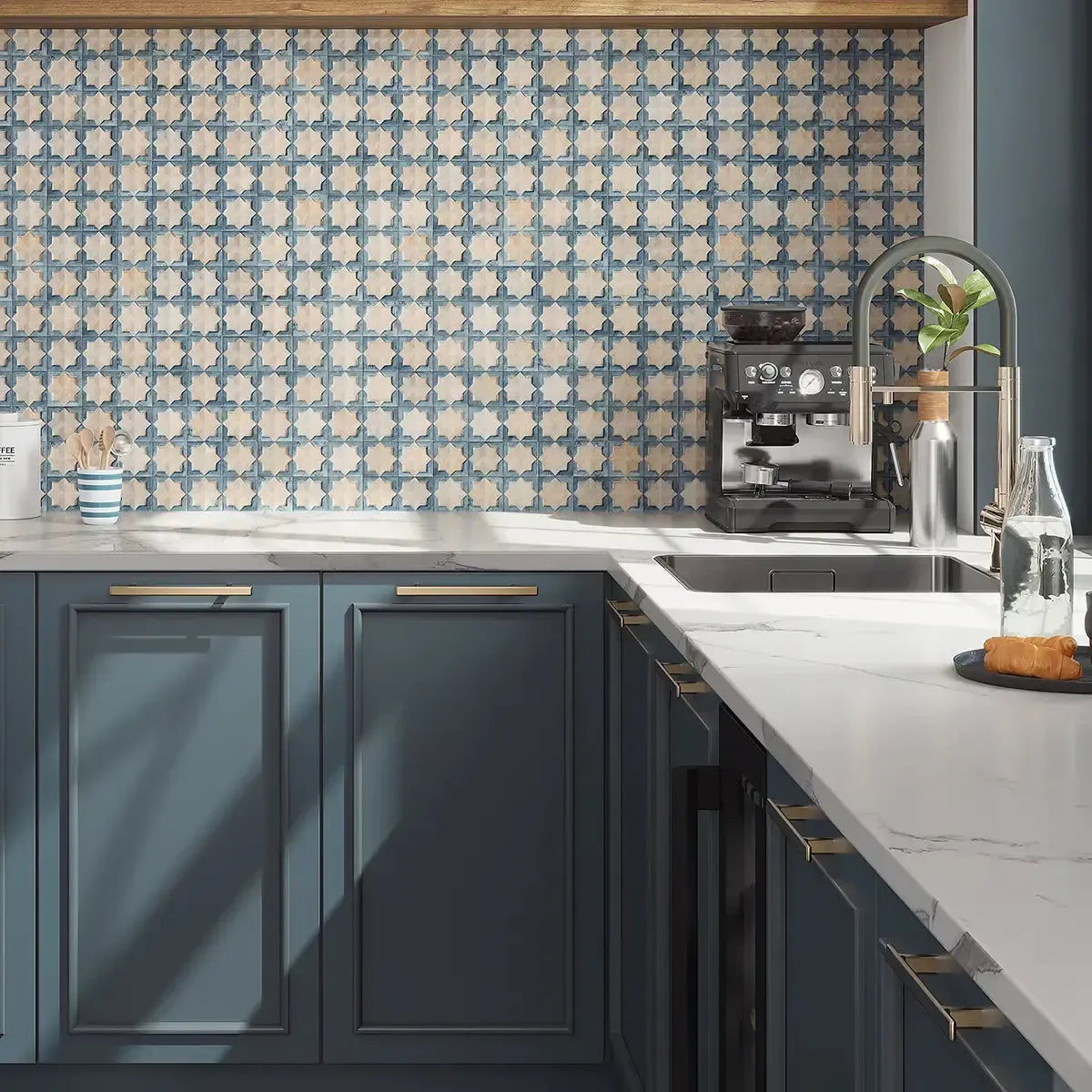 Sultana Celeste Blue Porcelain Tile 12x22 | Tile Club