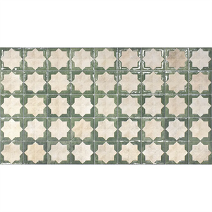 Sultana Celeste Green Porcelain Tile 12x22 Sample