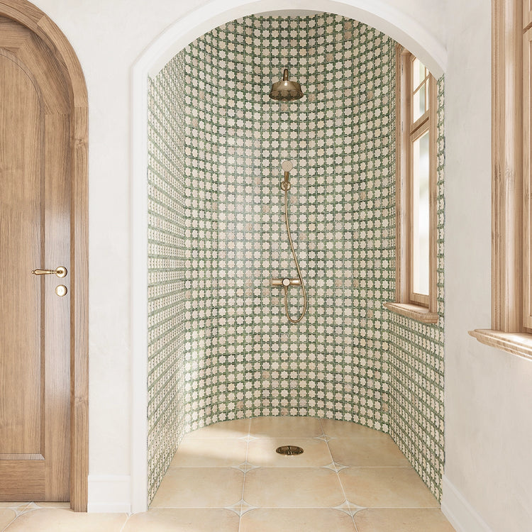 Sultana Celeste Green Porcelain Tile 12x22 | Tile Club