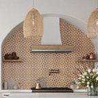 Sultana Mesh Sienna Porcelain Tile 13x13 | Tile Club