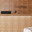 Sultana Mesh Sienna Porcelain Tile 13x13
