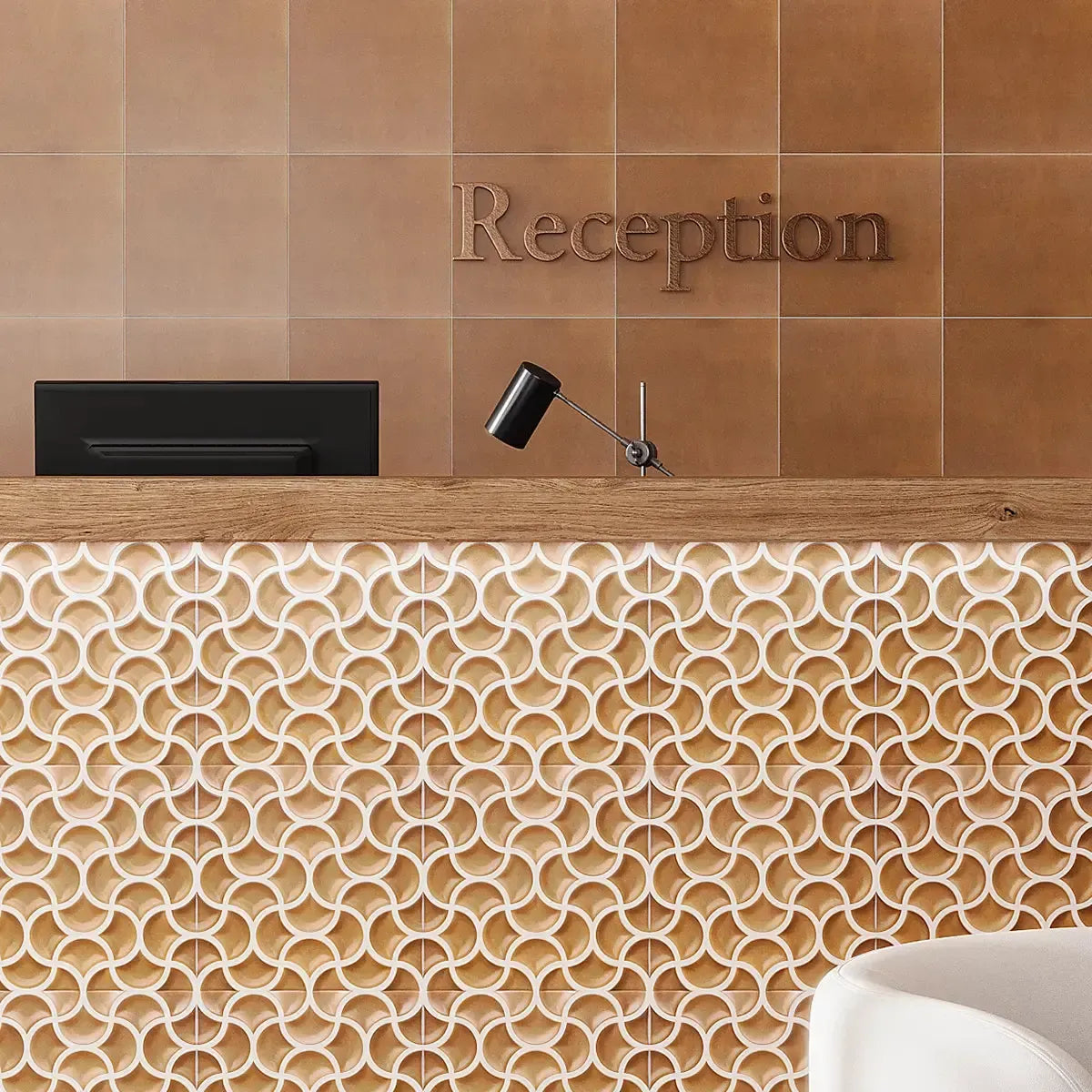 Sultana Mesh Sienna Porcelain Tile 13x13 | Tile Club